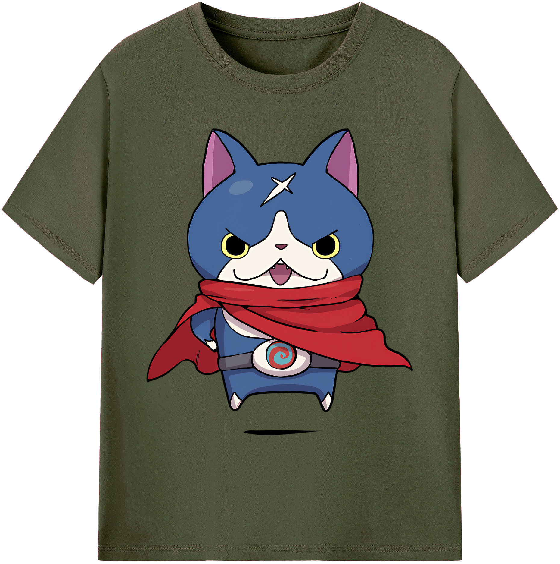 （画像用） 妖怪ウォッチ Yo-kai Watch 綿100％ メンズ半袖Tシャツ｜肌触りやわらか＆通気性